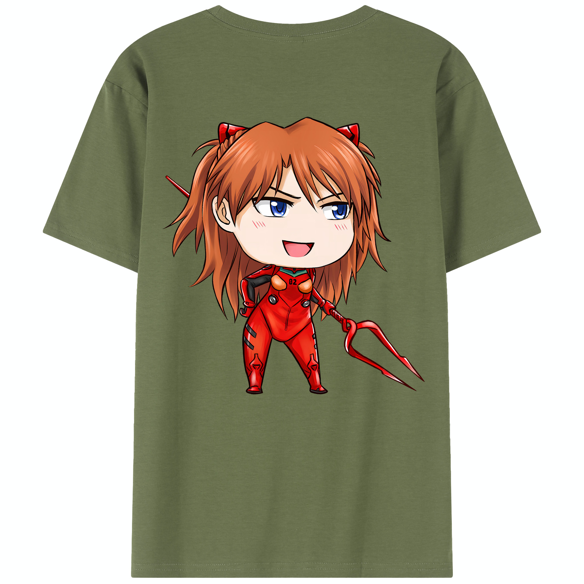 （画像用） EVA 新世紀エヴァンゲリオン 綿100％半袖Tシャツ（背面プリント）